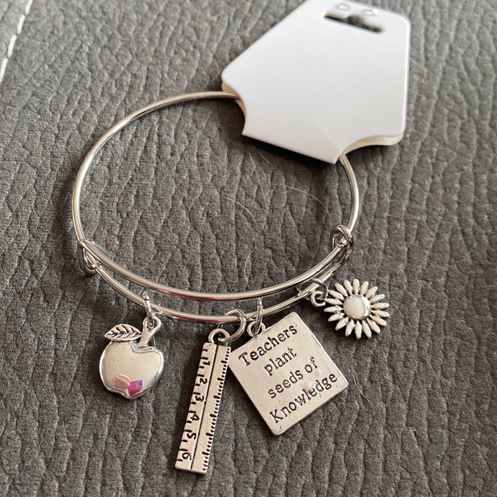 * add to any bundle for $12 * Teacher bangle bracelet